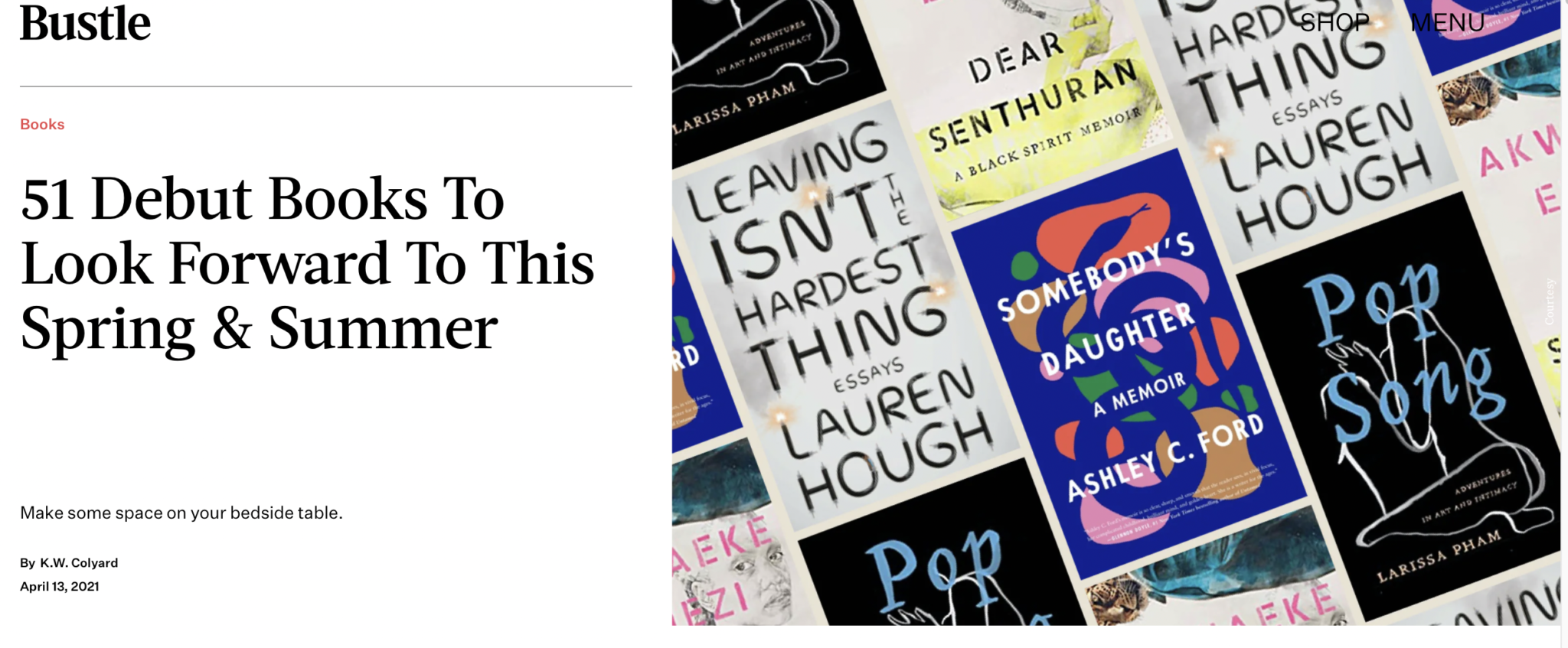 I DON’T YOU makes Bustle’s list of Debut Books To Look Forward